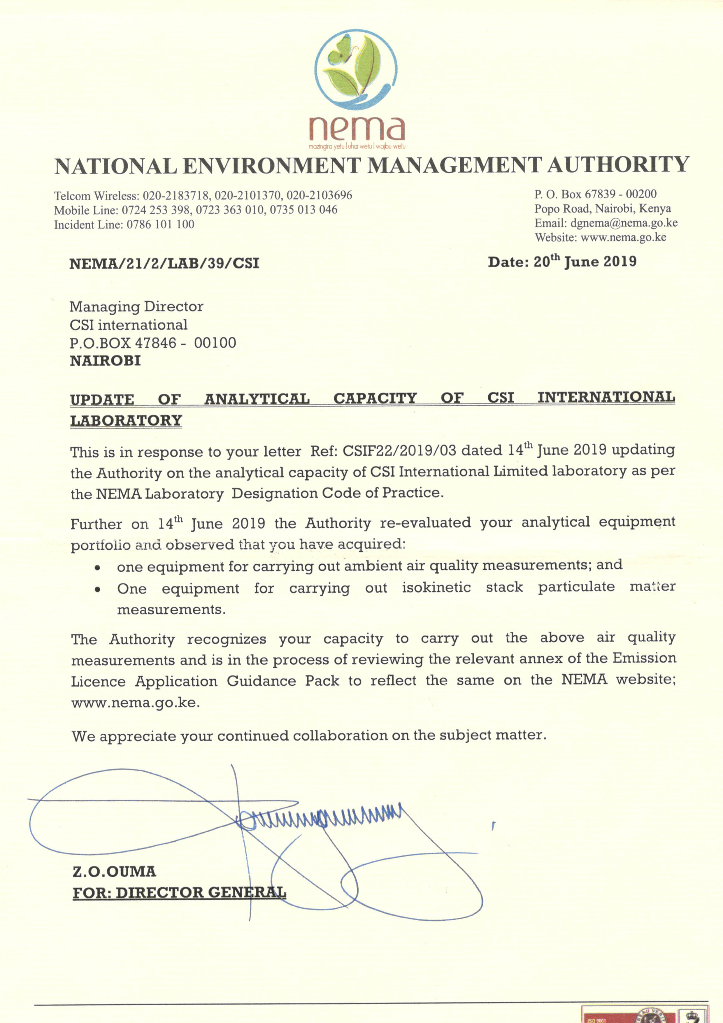 Certificate 7
